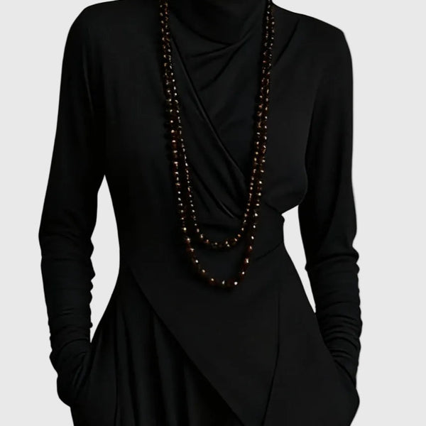 Isabeau | Robe Maxi Drapée Élégance