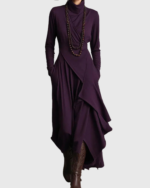 Isabeau | Robe Maxi Drapée Élégance