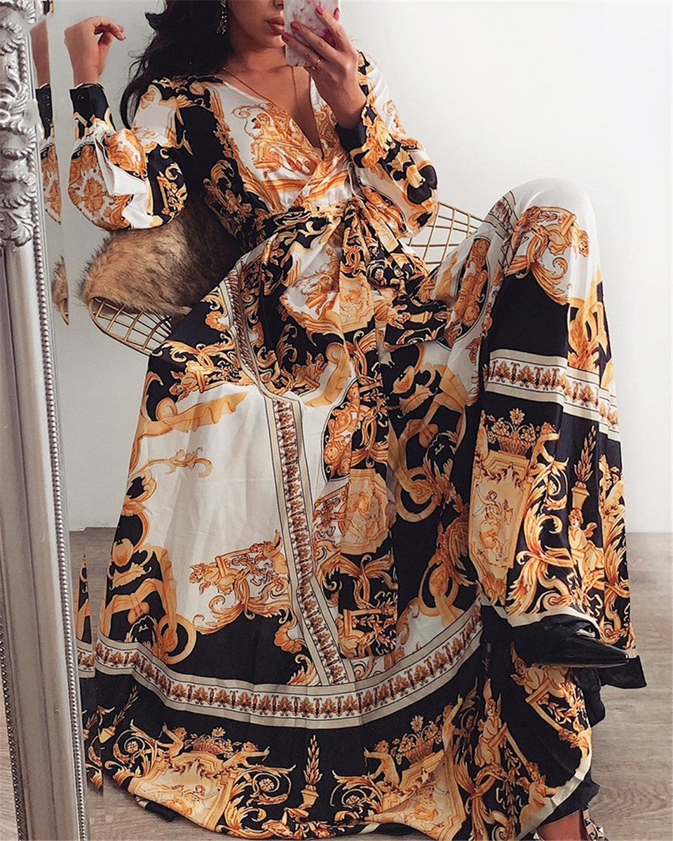 Faye | Robe Maxi Cache-Cœur