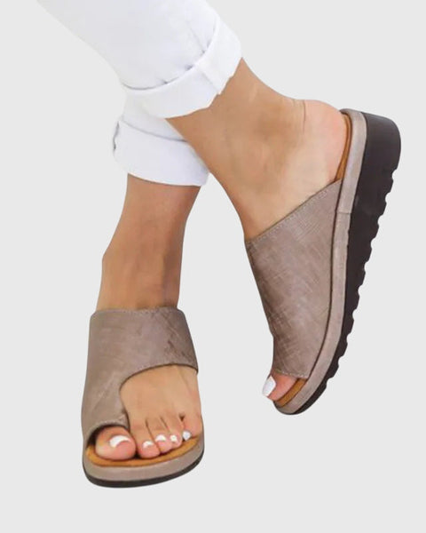 Juliette | Mules Orthopédiques Minimalistes Plateforme
