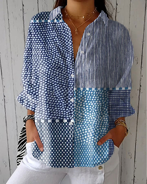 Bérénice | Blouse Patchwork Chic