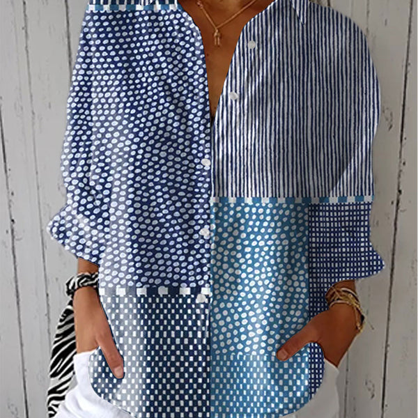 Bérénice | Blouse Patchwork Chic