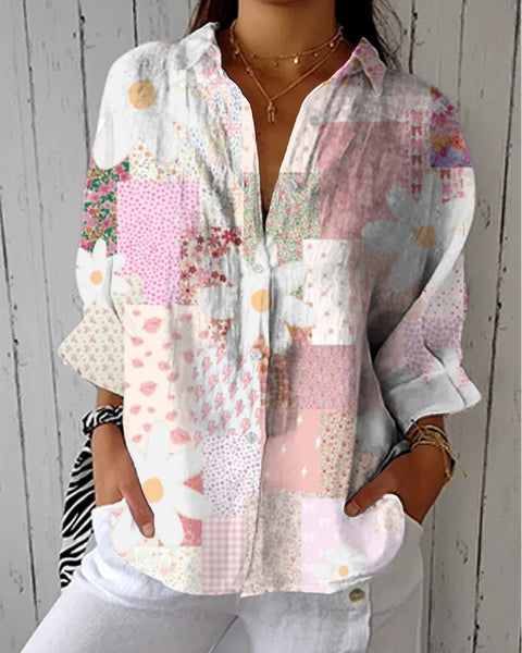 Romane | Blouse Patchwork Douce