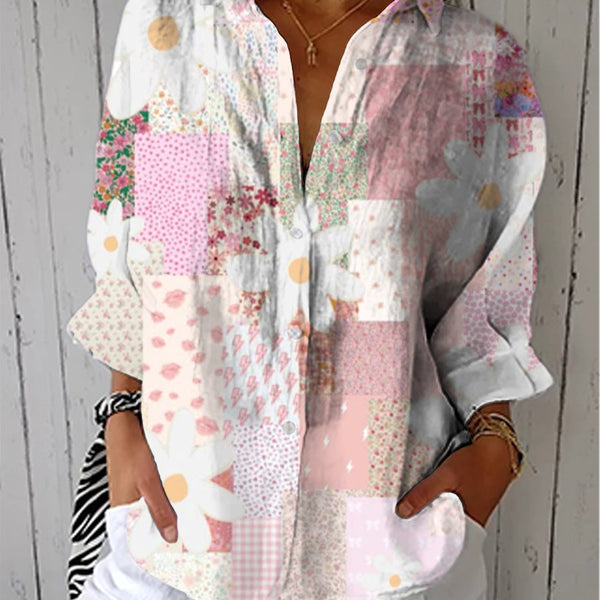 Romane | Blouse Patchwork Douce