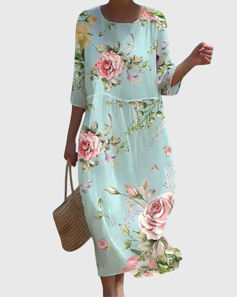 Rosalie | Robe Maxi Fleurie Douceur