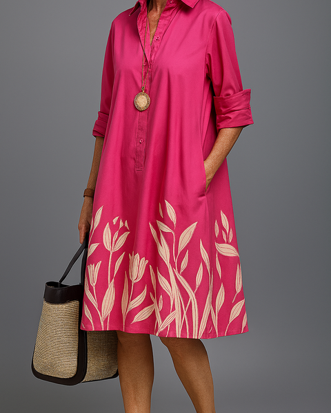 Grace | Robe Midi Naturelle
