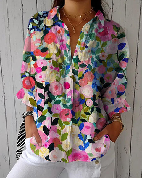 Armelle | Blouse Florale Vibrante