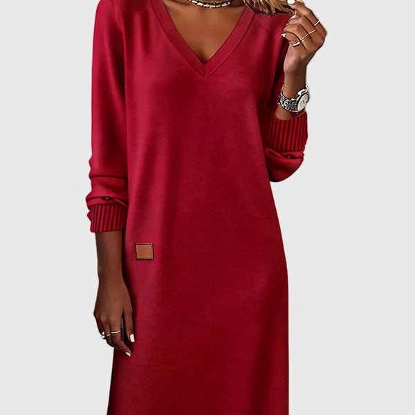 Camélia | Robe Maxi Minimaliste Chic