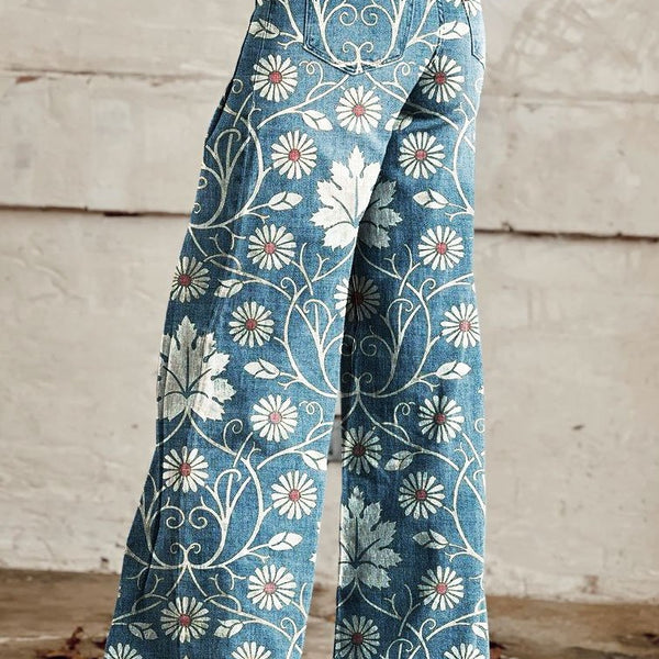 Éléonore | Pantalon Fleuri