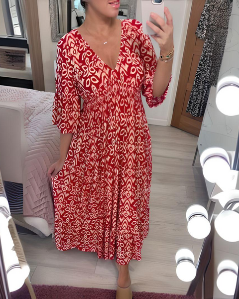 Héloïse | Robe Midi Imprimée