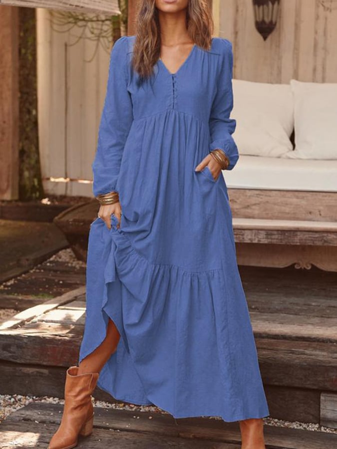 Pauline | Robe Maxi Décontractée