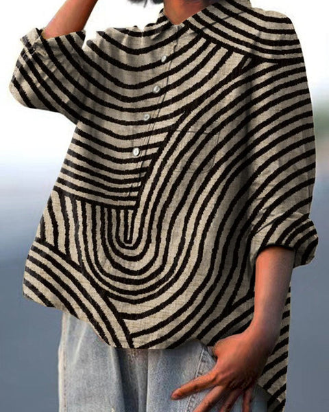 Jacinthe | Blouse Graphique Moderne