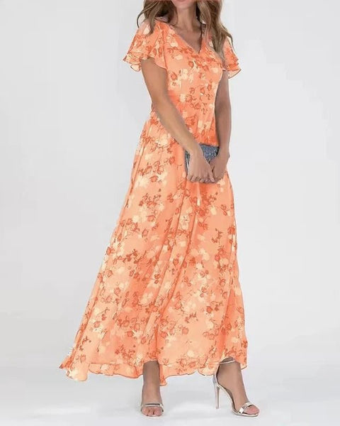 Léonie | Robe Maxi Fleurie Légère