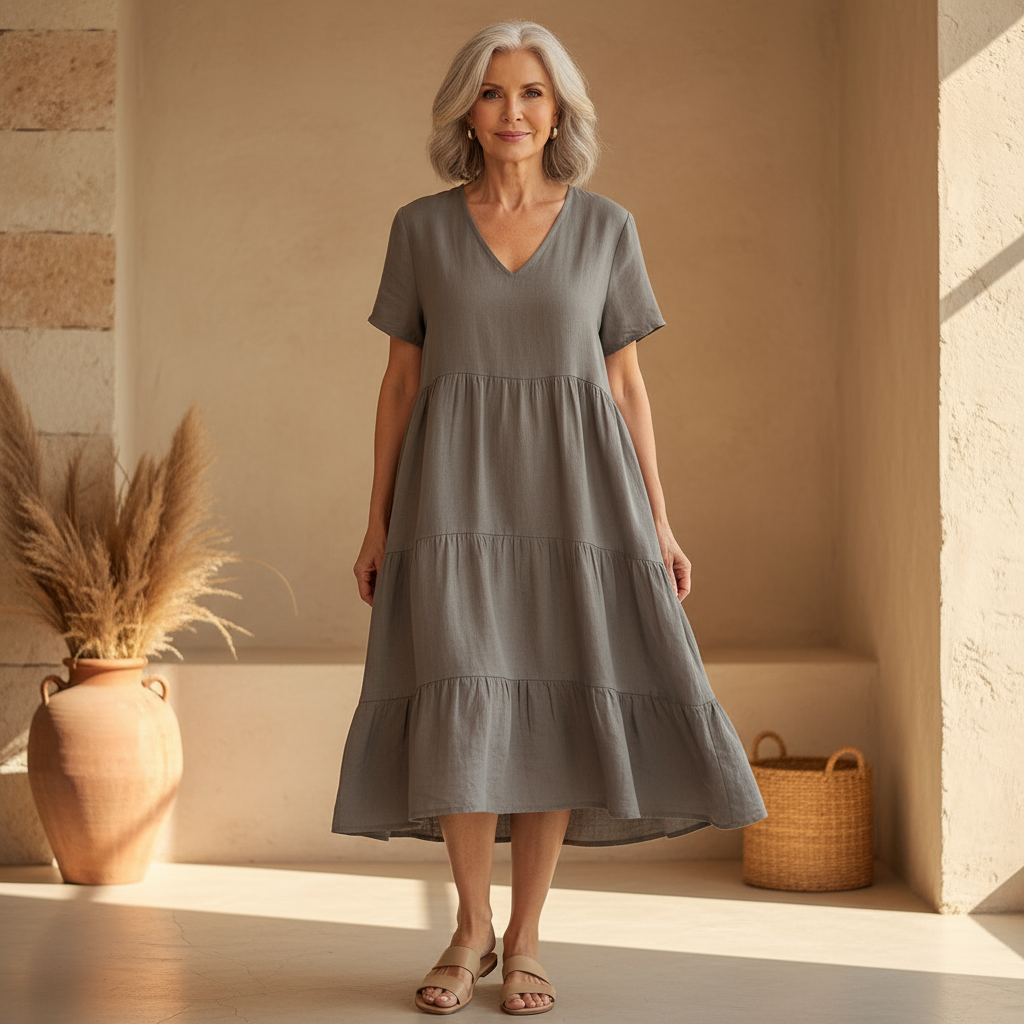 Anaëlle | Robe Midi Fluide