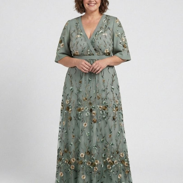 Céliane | Robe Maxi Fleurie Élégance Naturelle
