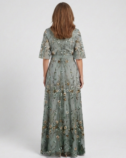 Céliane | Robe Maxi Fleurie Élégance Naturelle