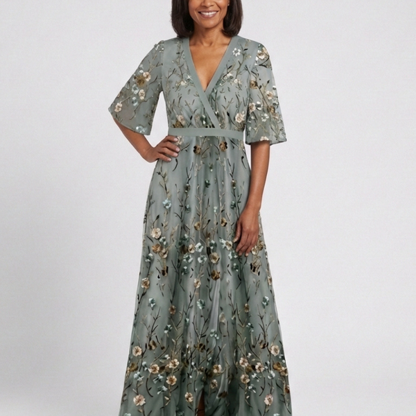 Céliane | Robe Maxi Fleurie Élégance Naturelle