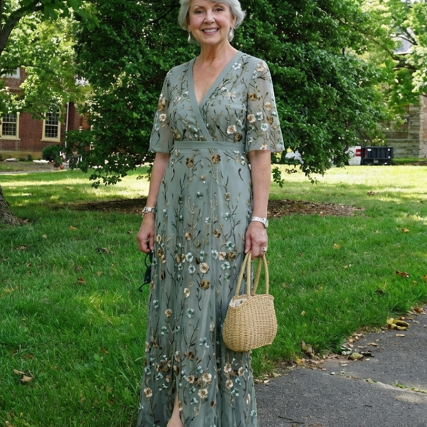 Céliane | Robe Maxi Fleurie Élégance Naturelle
