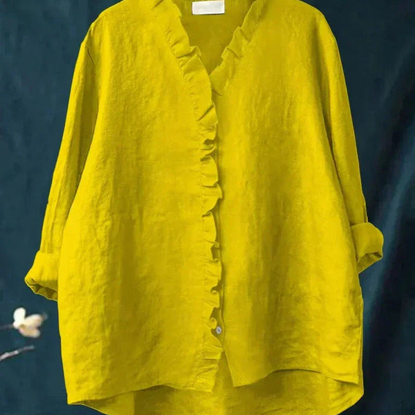 Célestine | Blouse Volants Délicate