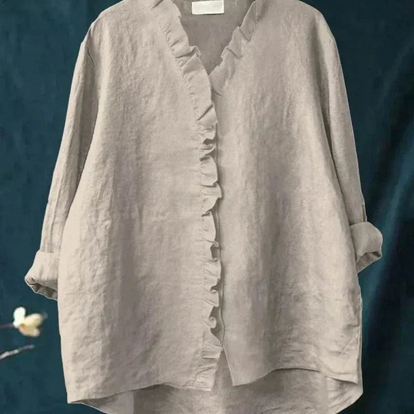 Célestine | Blouse Volants Délicate