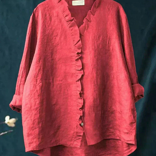 Célestine | Blouse Volants Délicate
