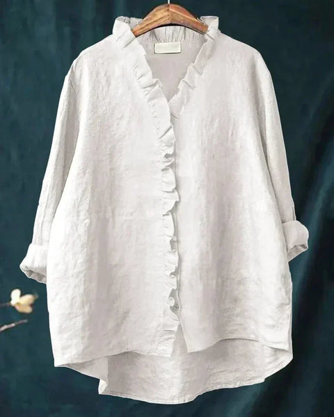 Célestine | Blouse Volants Délicate