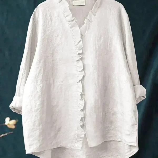 Célestine | Blouse Volants Délicate