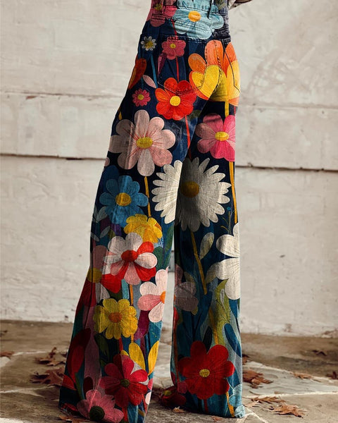 Anaëlle | Pantalon Fleuri
