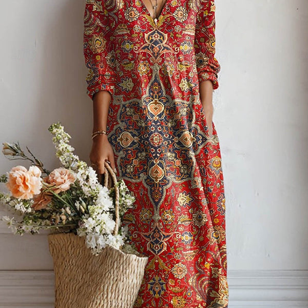 Eulalie | Robe Imprimée Orientale