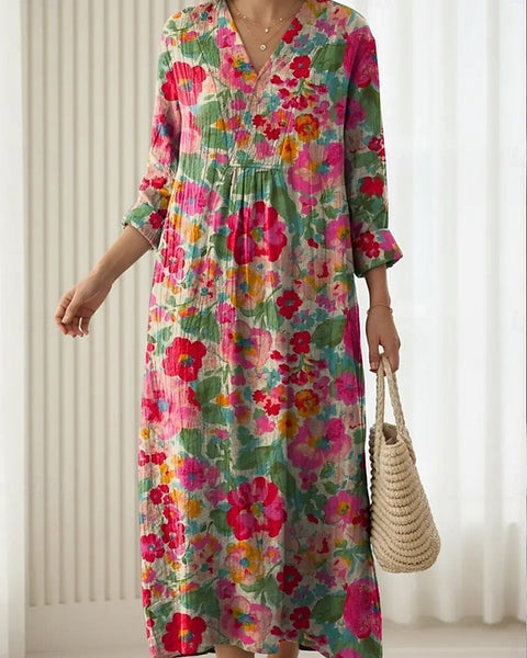 Roseline | Robe Imprimée Fleurie