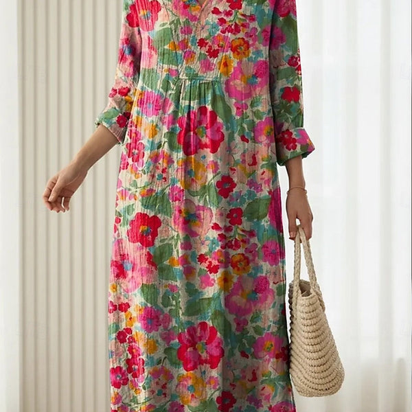 Roseline | Robe Imprimée Fleurie