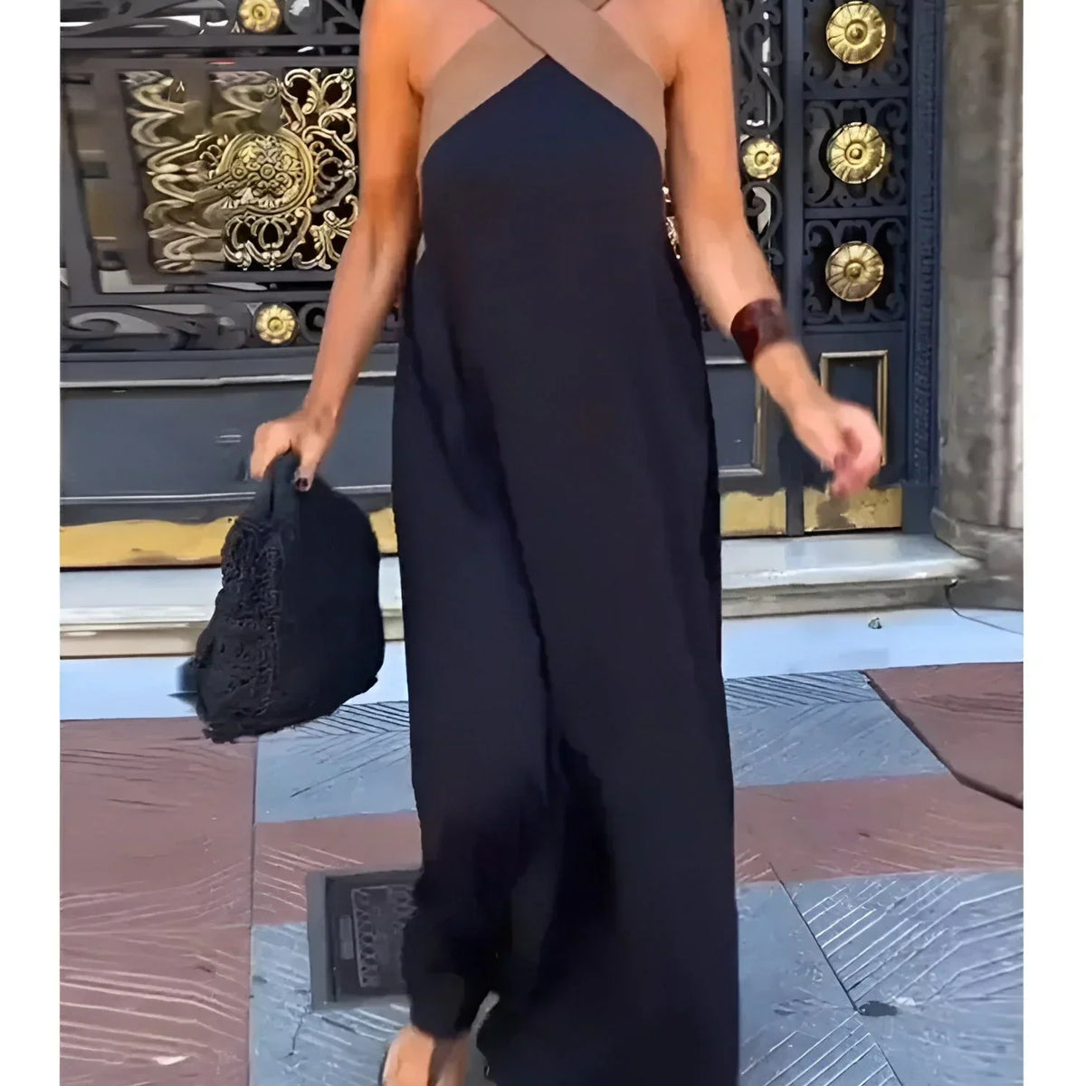 Calistée | Robe Longue Élégance Croisée