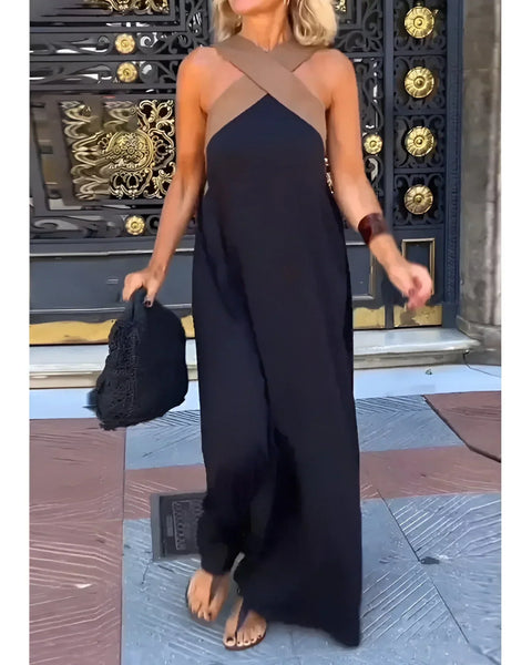 Calistée | Robe Longue Élégance Croisée