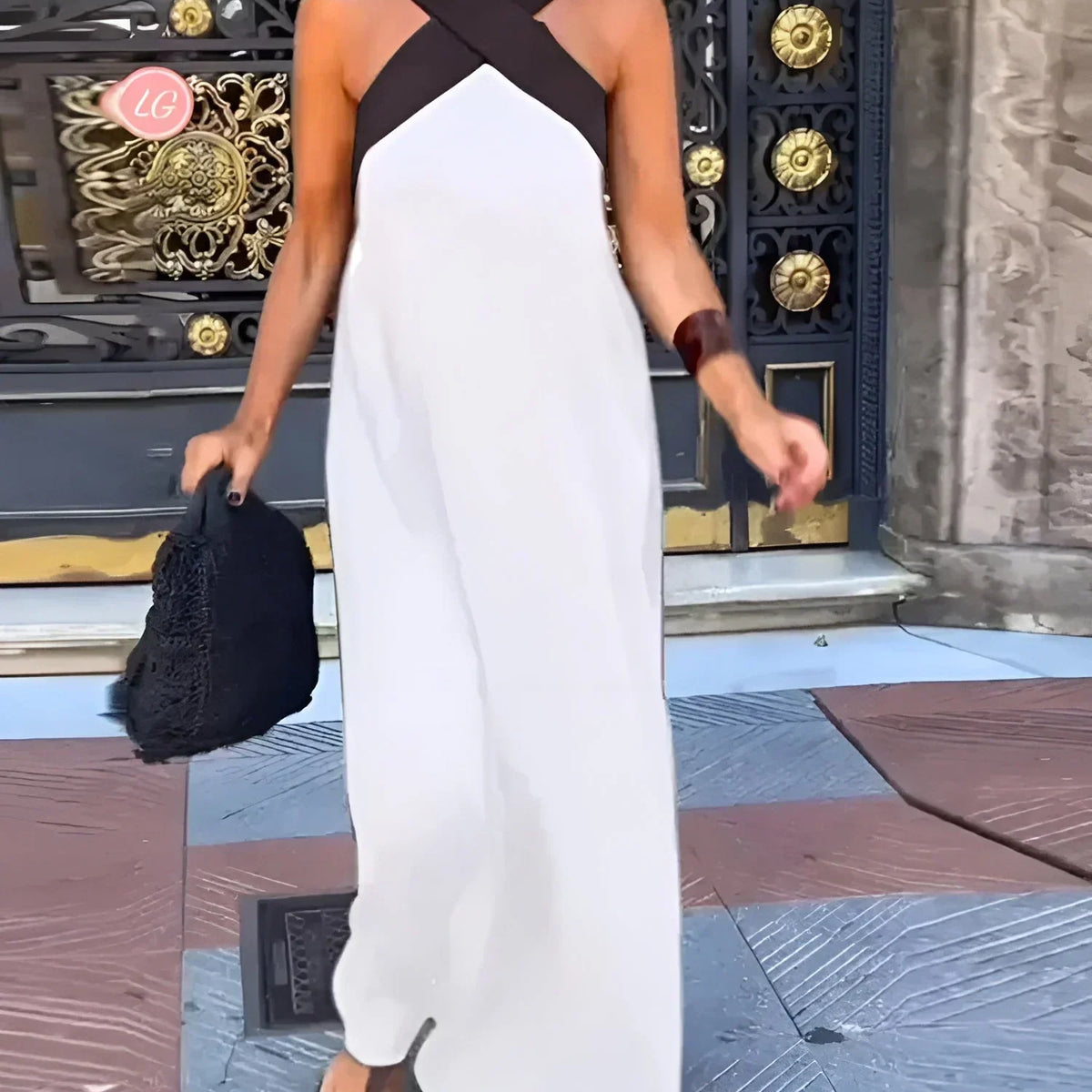 Calistée | Robe Longue Élégance Croisée
