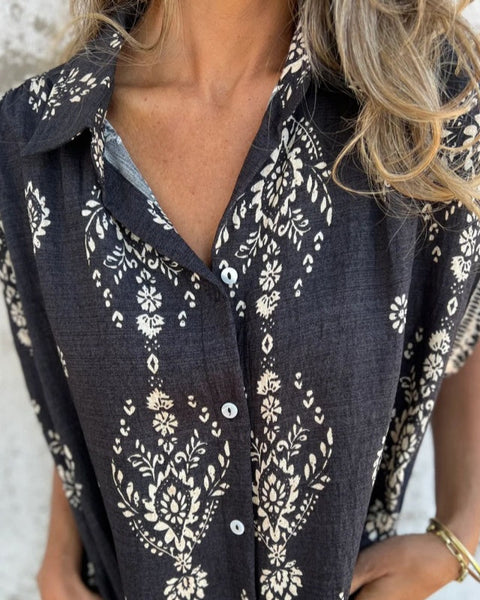 Quitterie | Robe Chemise Bohème