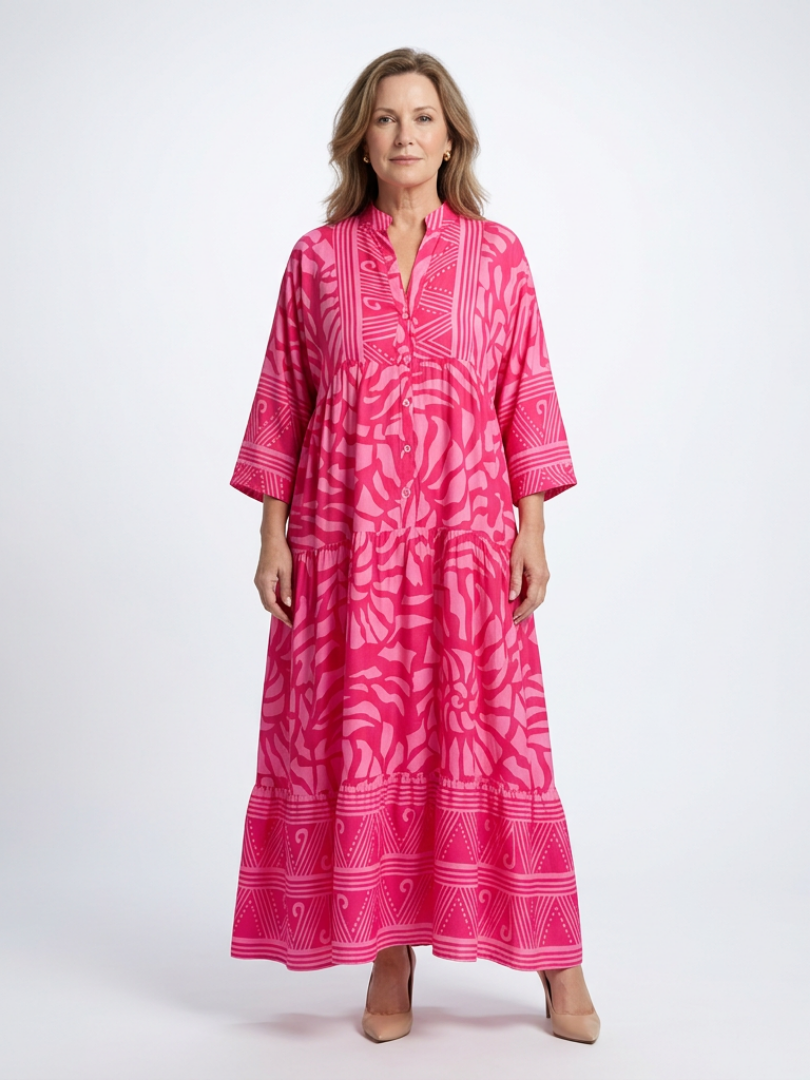 Louna | Robe Maxi Imprimé Bohème