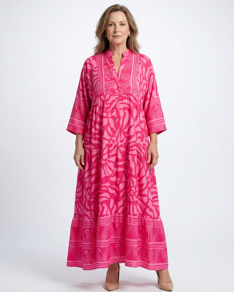 Louna | Robe Maxi Imprimé Bohème