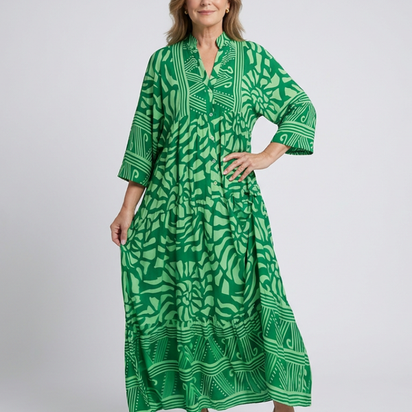Louna | Robe Maxi Imprimé Bohème