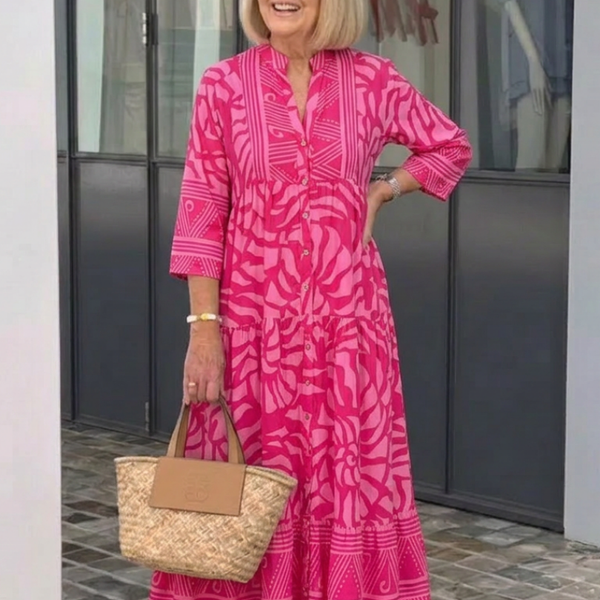 Louna | Robe Maxi Imprimé Bohème