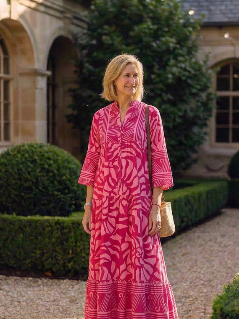Louna | Robe Maxi Imprimé Bohème