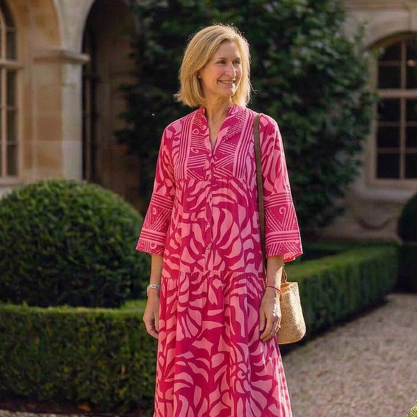 Louna | Robe Maxi Imprimé Bohème