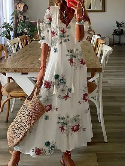 Michaela | Robe Maxi Bohème Chic
