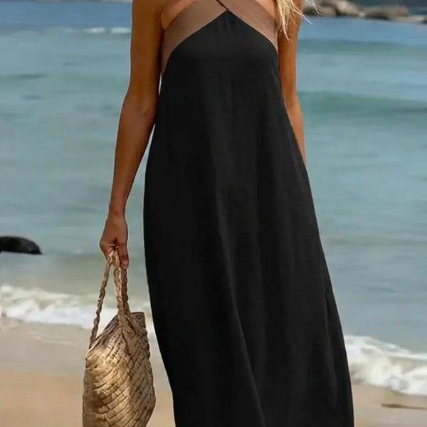 Calistée | Robe Longue Élégance Croisée