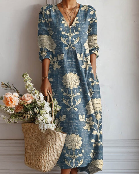 Apolline | Robe Imprimée Vintage