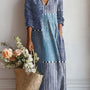Marjolaine | Robe Imprimée Patchwork