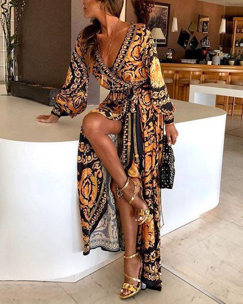 Faye | Robe Maxi Cache-Cœur
